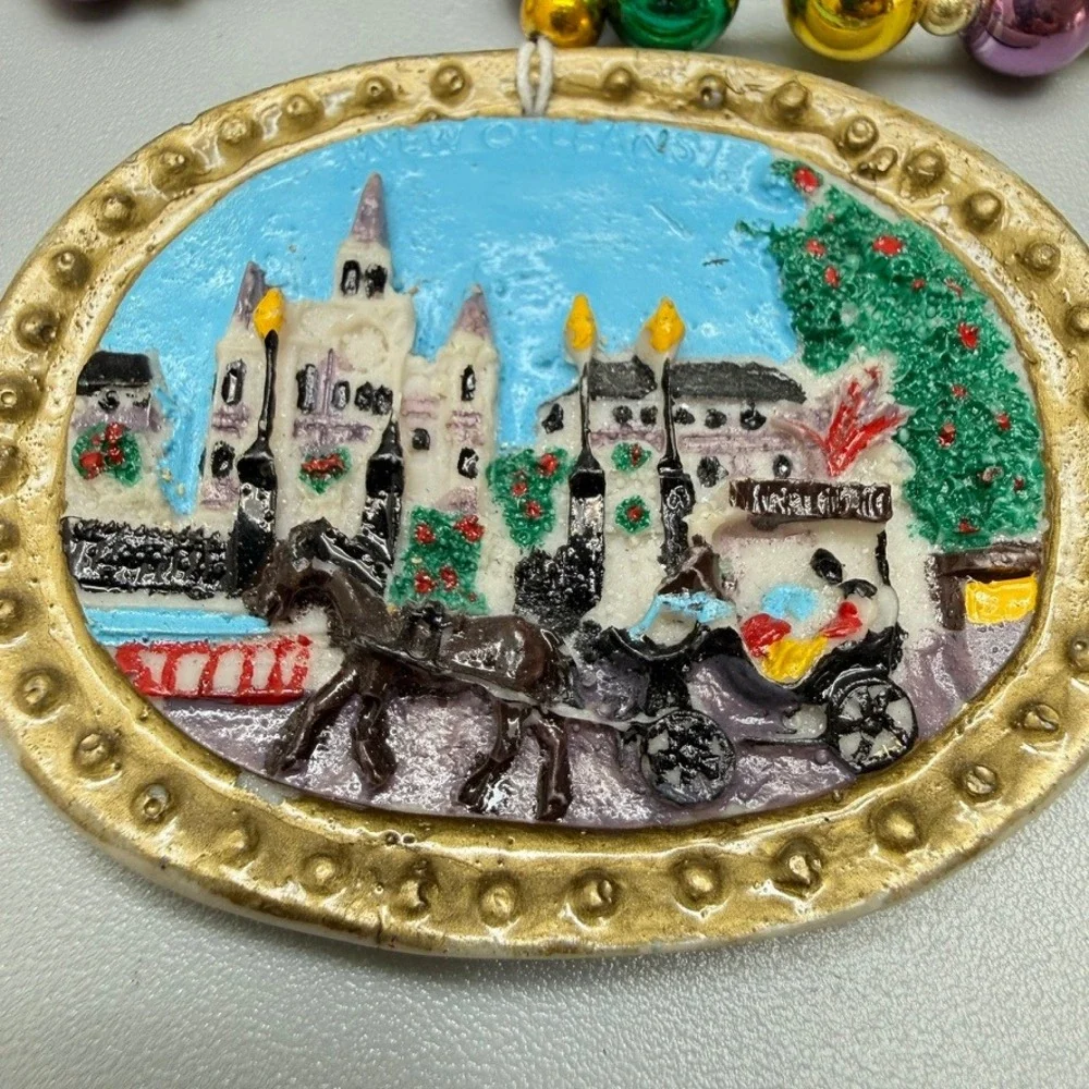 Vintage Mardi Gras Beads New Orleans Necklace 26